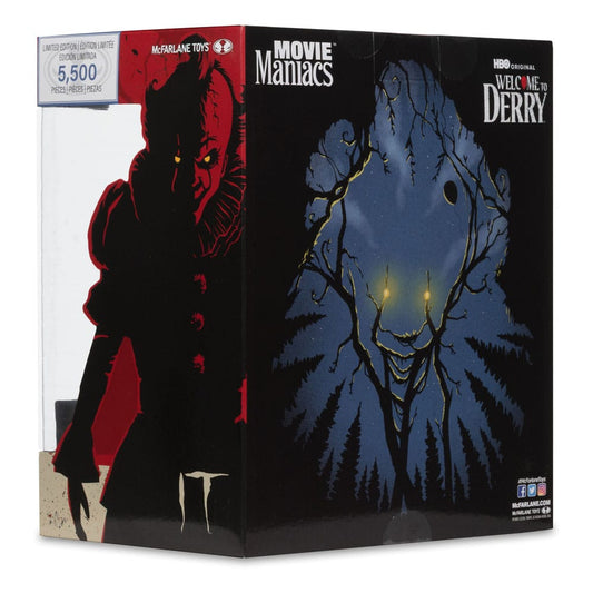 Pre-Order: Movie Maniacs: It - Welcome to Derry - Pennywise PVC Statue (Gold Label) 16cm McFarlane 2025