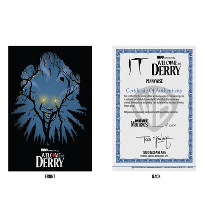 Pre-Order: Movie Maniacs: It - Welcome to Derry - Pennywise PVC Statue (Gold Label) 16cm McFarlane 2025
