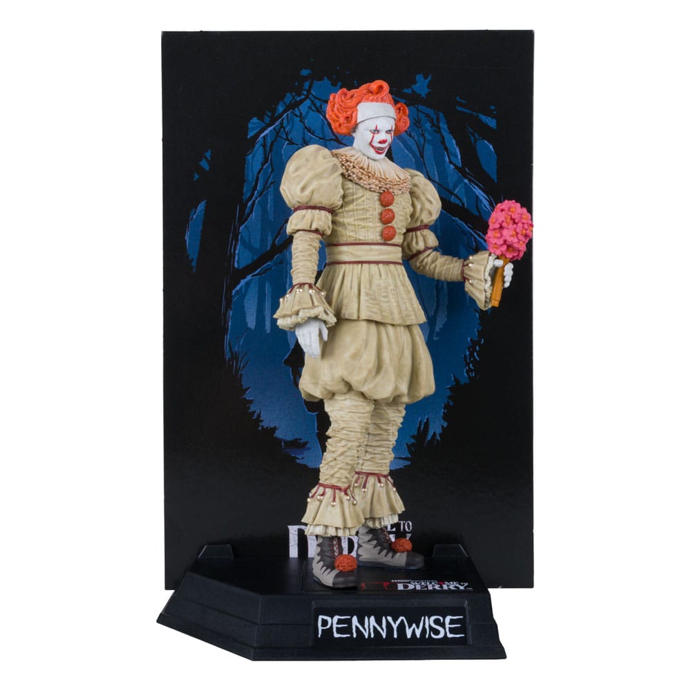 Pre-Order: Movie Maniacs: It - Welcome to Derry - Pennywise (Flashback) PVC Statue (Gold Label) 16cm McFarlane 2025