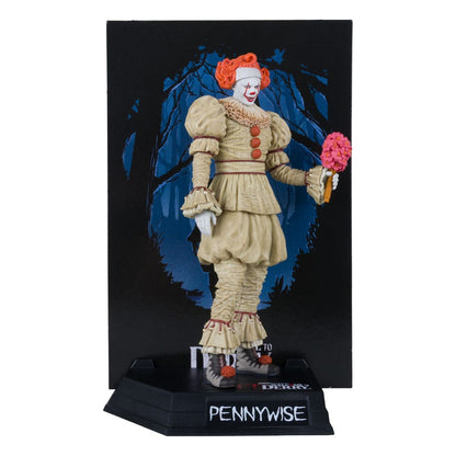 Pre-Order: Movie Maniacs: It - Welcome to Derry - Pennywise (Flashback) PVC Statue (Gold Label) 16cm McFarlane 2025
