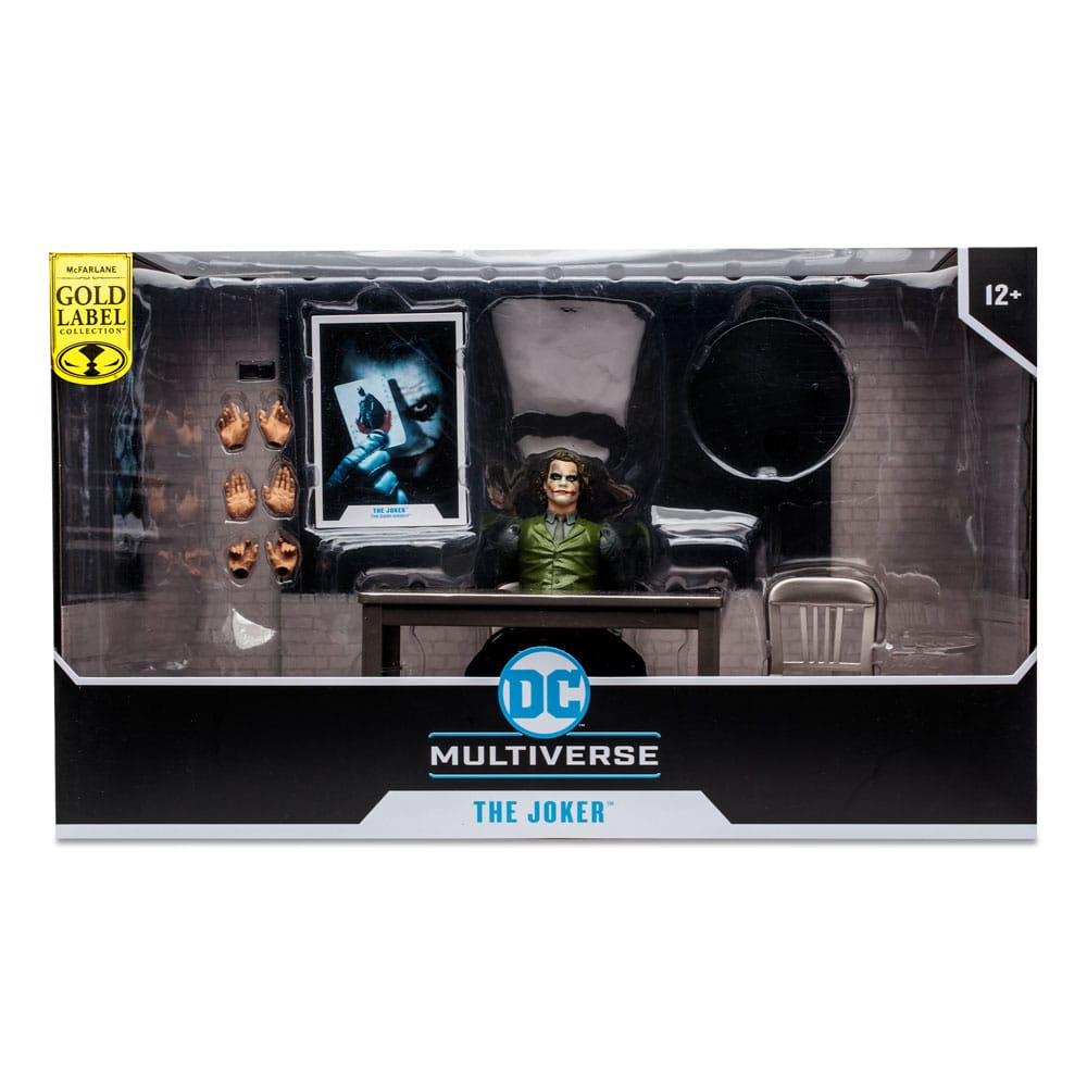 DC Multiverse: The Joker (Dark Knight) Jail Cell Variant Actionfigur 18cm McFarlane (Gold Label)