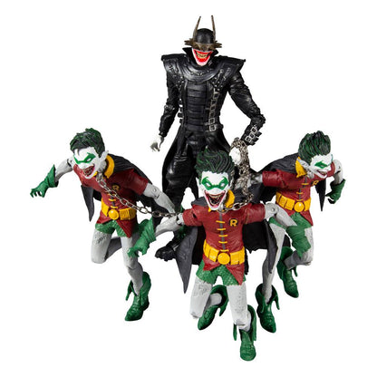 DC Multiverse: The Batman Who Laughs with the Robins of Earth -22 (Collector Multipack) 18cm Actionfiguren McFarlane Toys 2021 Exclusive
