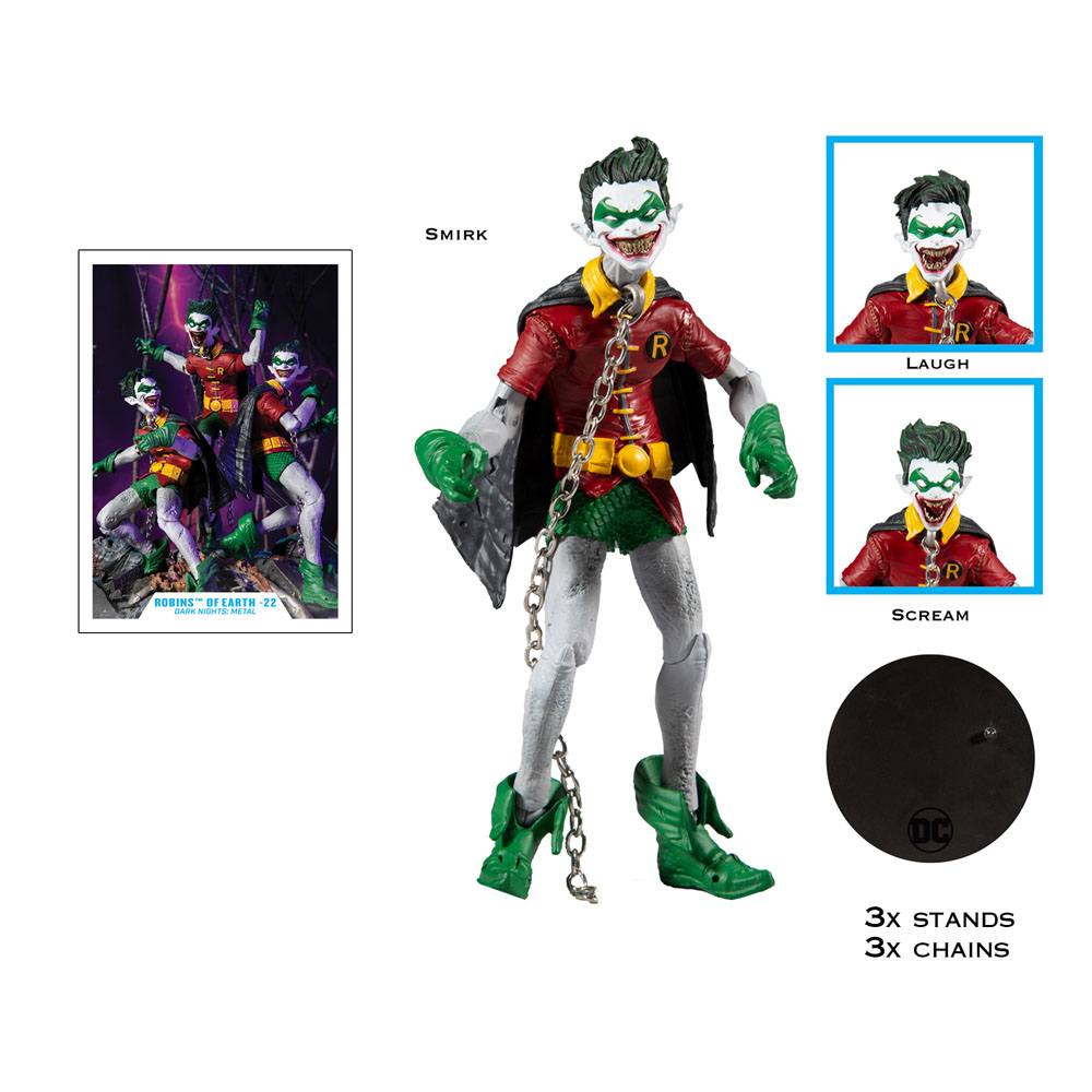 DC Multiverse: The Batman Who Laughs with the Robins of Earth -22 (Collector Multipack) 18cm Actionfiguren McFarlane Toys 2021 Exclusive