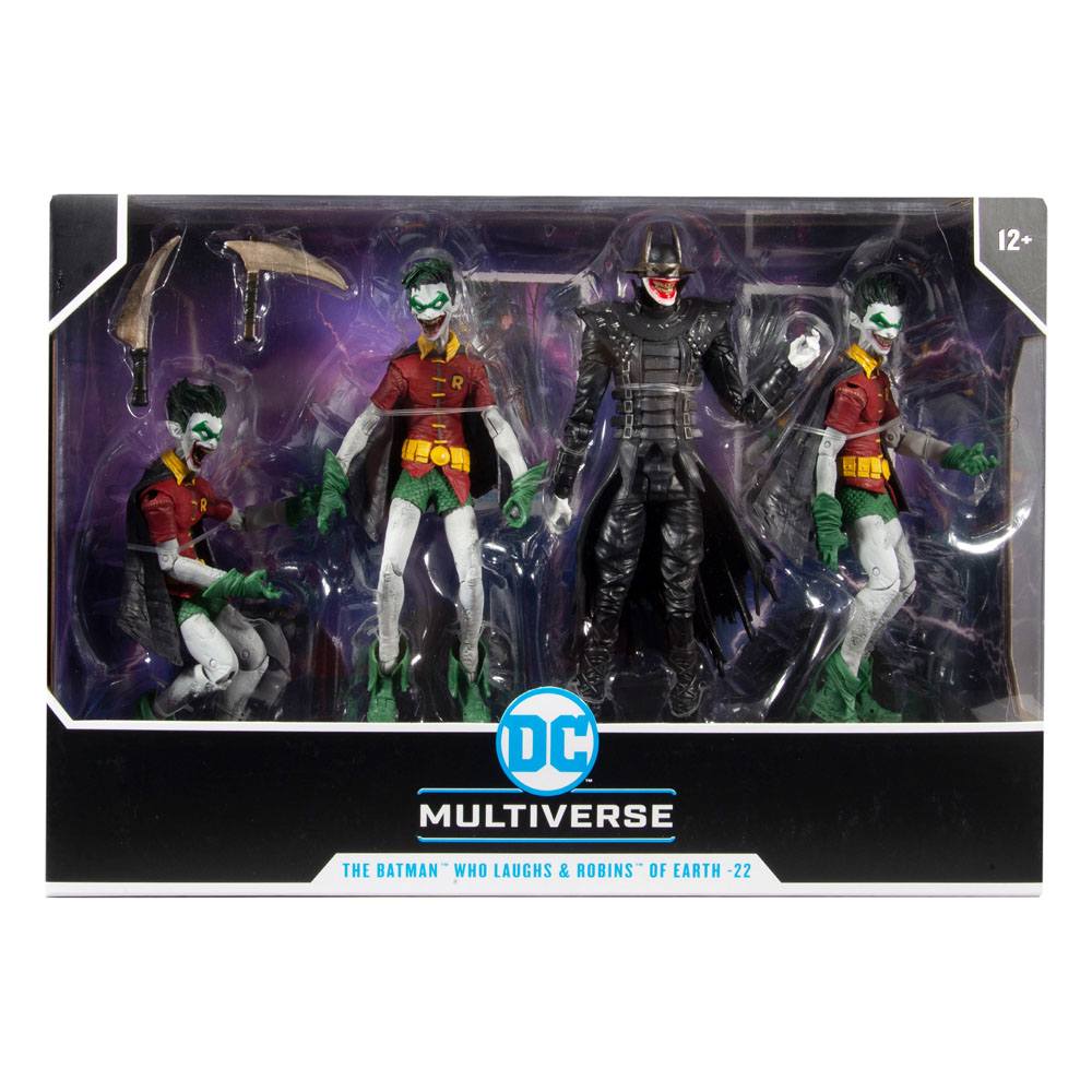 DC Multiverse: The Batman Who Laughs with the Robins of Earth -22 (Collector Multipack) 18cm Actionfiguren McFarlane Toys 2021 Exclusive