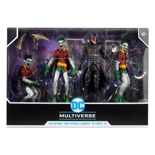 DC Multiverse: The Batman Who Laughs with the Robins of Earth -22 (Collector Multipack) 18cm Actionfiguren McFarlane Toys 2021 Exclusive