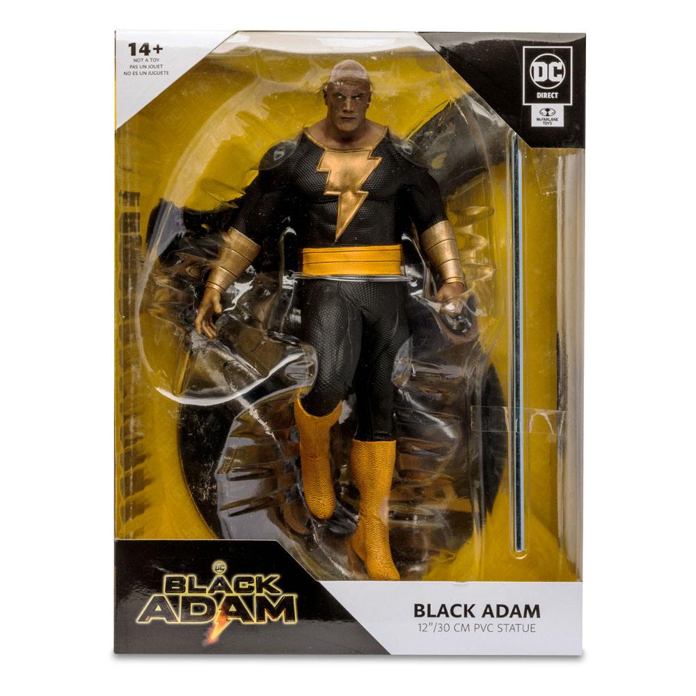 DC Black Adam Movie - Black Adam Posed PVC Statue by Jim Lee 30cm McFarlane Toys 2022