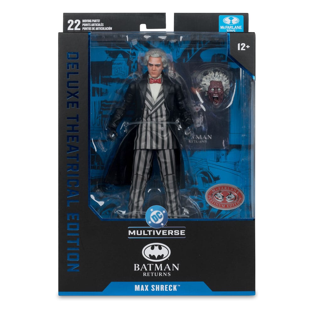 Batmans Returns - Max Shreck DC Theatrical Deluxe Edition (Red Platinum Edition) 18cm Actionfigur McFarlane 2025