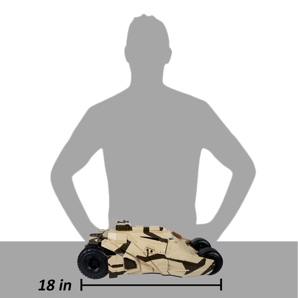 DC Multiverse: Batman The Dark Knight Rises - Tumbler Camouflage Fahrzeug (Gold Label) 45cm McFarlane Toys 2024