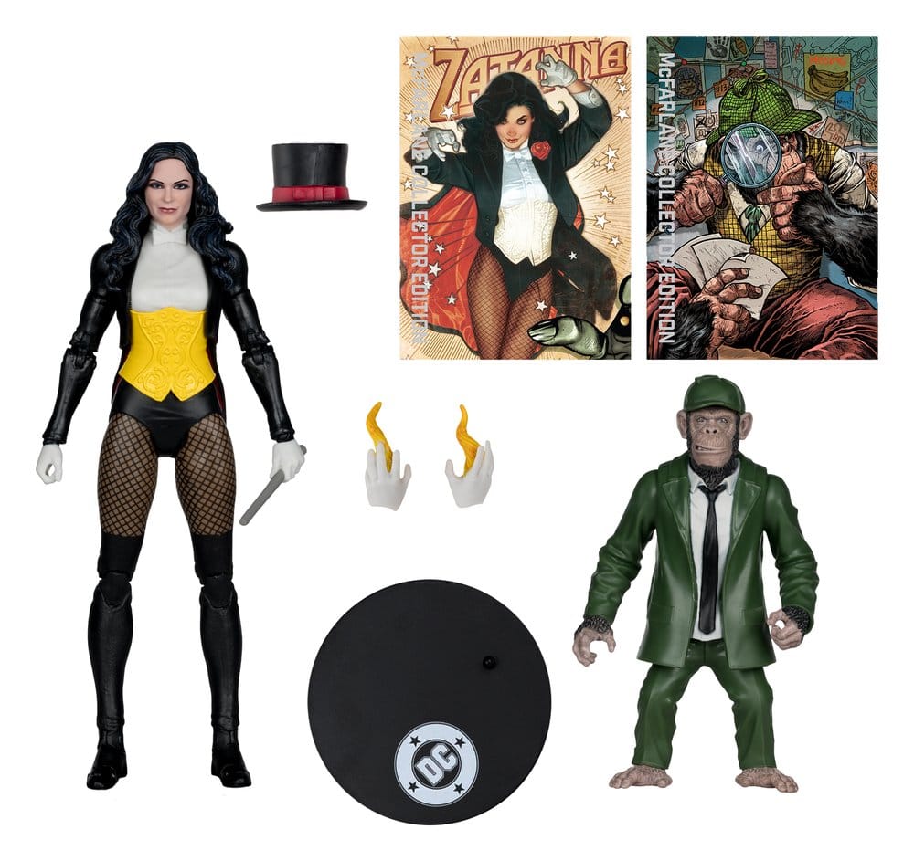 DC Classic - Zatanna with Detective Chimp 18cm Actionfigur Collector Edition #53 McFarlane 2026