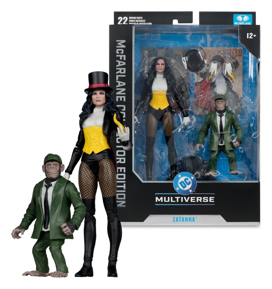 DC Classic - Zatanna with Detective Chimp 18cm Actionfigur Collector Edition #53 McFarlane 2026