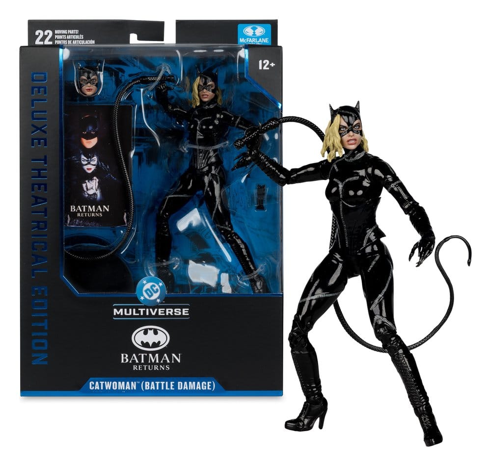 DC Multiverse: Batmans Returns - Catwoman (Battle Damage) Deluxe Theatrical Edition Actionfigur 18cm McFarlane Toys 2026