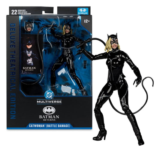 DC Multiverse: Batmans Returns - Catwoman (Battle Damage) Deluxe Theatrical Edition Actionfigur 18cm McFarlane Toys 2026