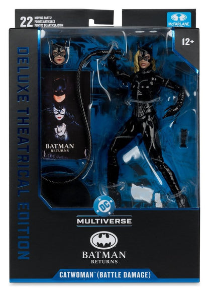 DC Multiverse: Batmans Returns - Catwoman (Battle Damage) Deluxe Theatrical Edition Actionfigur 18cm McFarlane Toys 2026