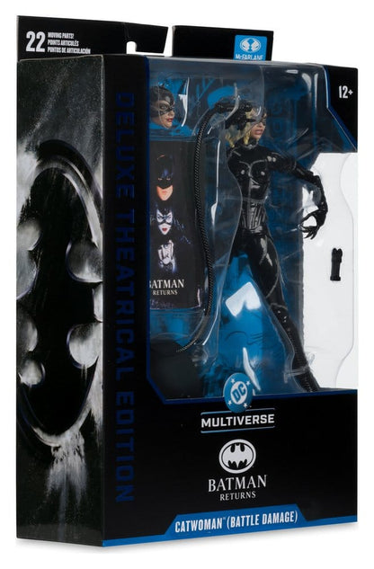 DC Multiverse: Batmans Returns - Catwoman (Battle Damage) Deluxe Theatrical Edition Actionfigur 18cm McFarlane Toys 2026