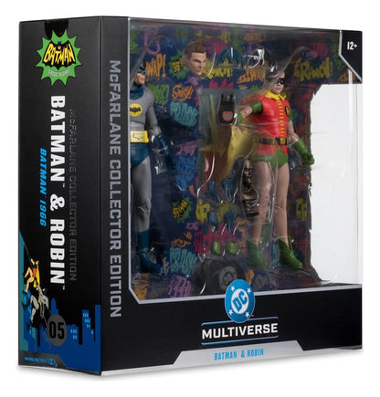 DC Multiverse: Batman TV Series 1966 - Batman und Robin (2er-Pack) Actionfigur 18cm McFarlane Toys 2026 Collector Edition