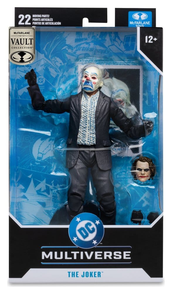 DC Multiverse: Batman The Dark Knight - The Joker (Bank Robber) 18cm Actionfigur McFarlane Vault Collection