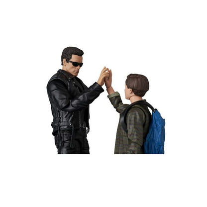 Pre-Order: Terminator 2 -  T-800 (T2 Ver.) & John Connor Actionfigur 16 cm MAFEX Medicom Toy 2025