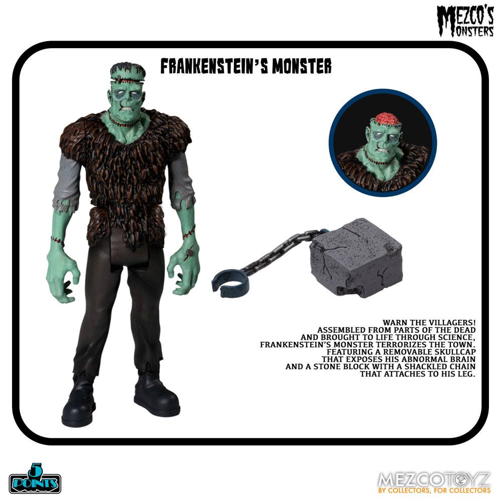 Mezco's Monsters - Tower of Fear (Deluxe Box Set) 5 Points 9cm Actionfiguren Mezco Toys 2025