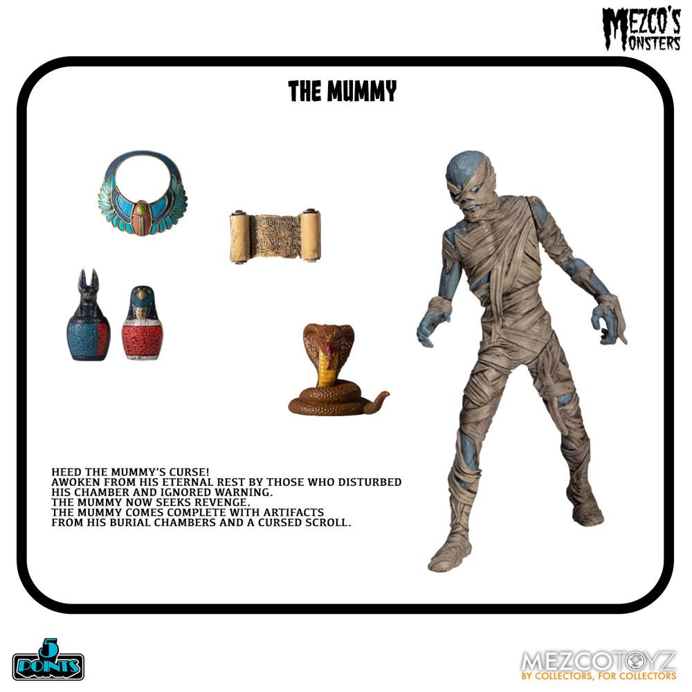 Mezco's Monsters - Tower of Fear (Deluxe Box Set) 5 Points 9cm Actionfiguren Mezco Toys 2025