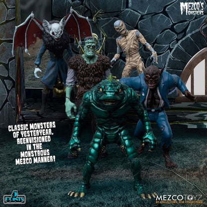 Mezco's Monsters - Tower of Fear (Deluxe Box Set) 5 Points 9cm Actionfiguren Mezco Toys 2025