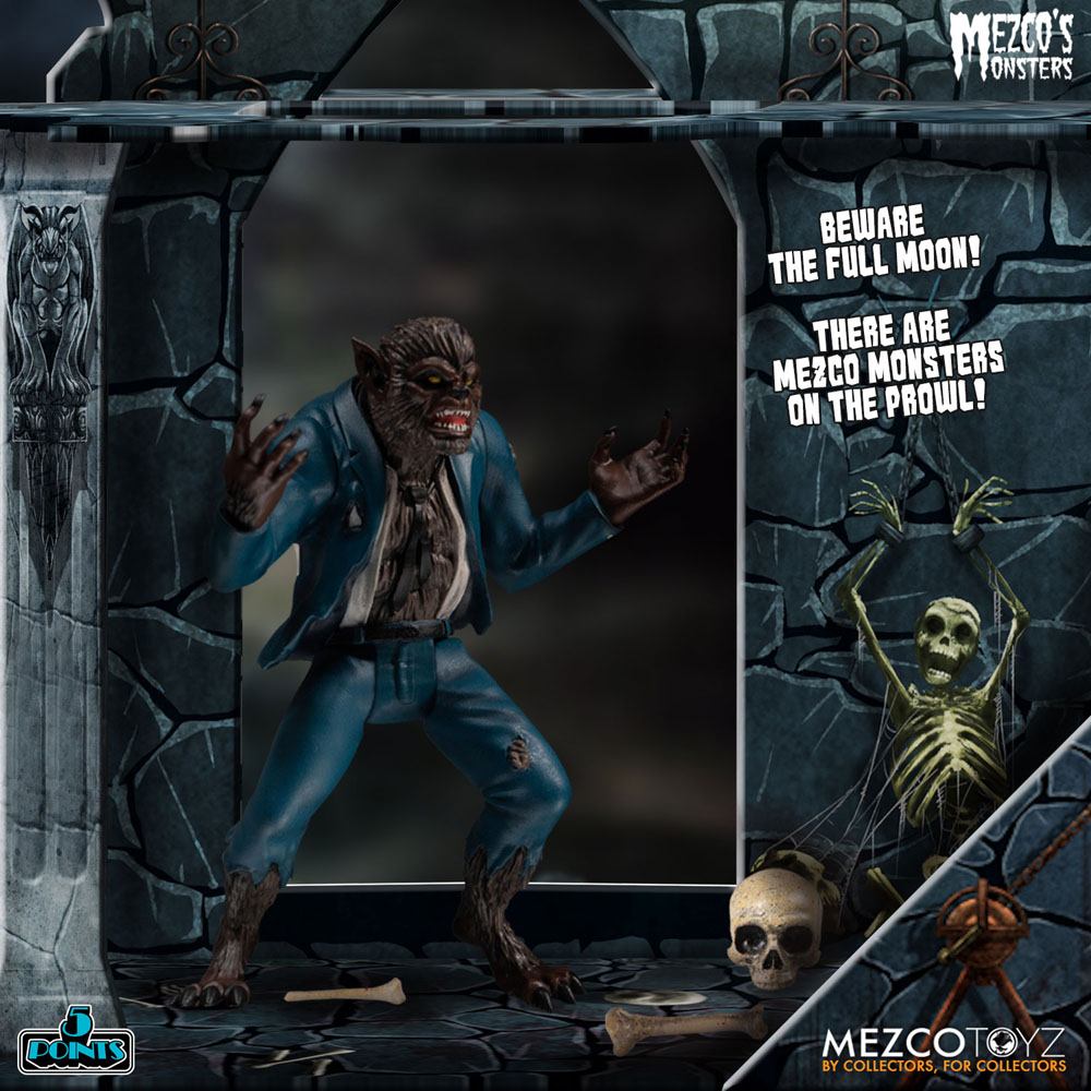 Mezco's Monsters - Tower of Fear (Deluxe Box Set) 5 Points 9cm Actionfiguren Mezco Toys 2025
