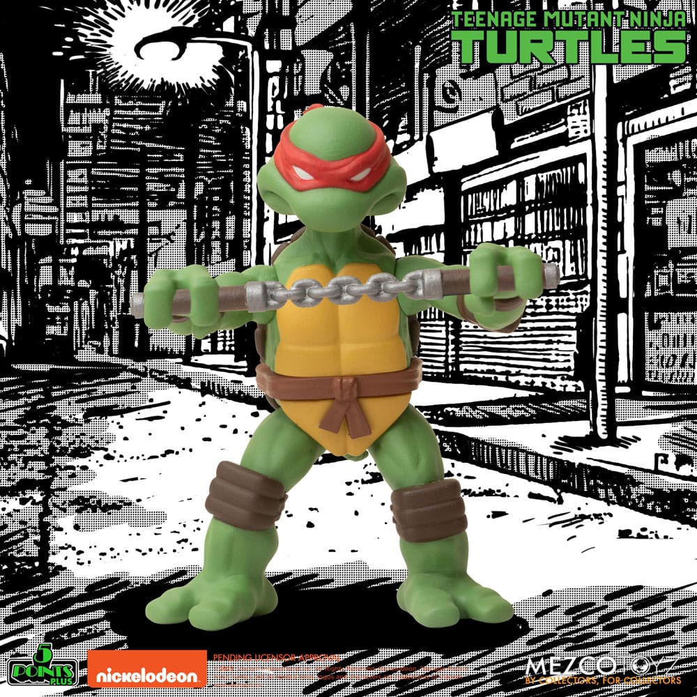 Teenage Mutant Ninja Turtles 5 Points Deluxe Set 8cm Actionfiguren Mezco Toys 2025