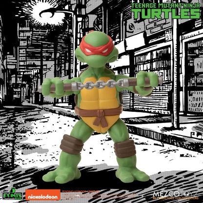 Teenage Mutant Ninja Turtles 5 Points Deluxe Set 8cm Actionfiguren Mezco Toys 2025