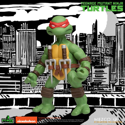 Teenage Mutant Ninja Turtles 5 Points Deluxe Set 8cm Actionfiguren Mezco Toys 2025