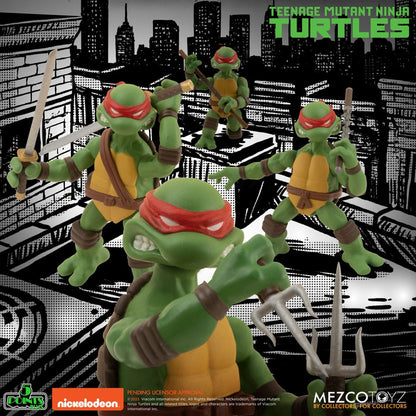Teenage Mutant Ninja Turtles 5 Points Deluxe Set 8cm Actionfiguren Mezco Toys 2025