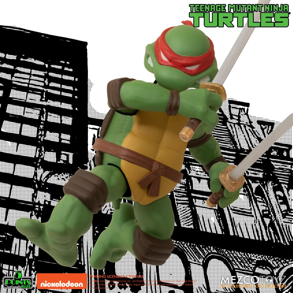 Teenage Mutant Ninja Turtles 5 Points Deluxe Set 8cm Actionfiguren Mezco Toys 2025