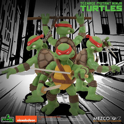 Teenage Mutant Ninja Turtles 5 Points Deluxe Set 8cm Actionfiguren Mezco Toys 2025