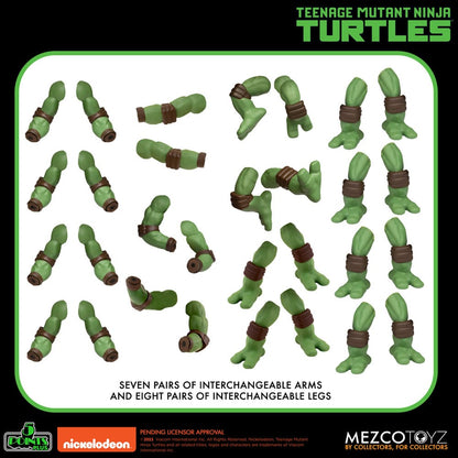 Teenage Mutant Ninja Turtles 5 Points Deluxe Set 8cm Actionfiguren Mezco Toys 2025