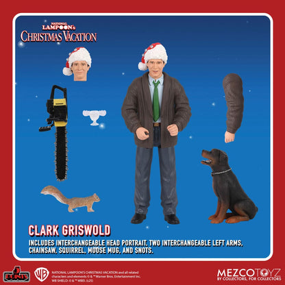 Pre-Order: National Lampoon - Christmas Vacation (Schöne Bescherung) Actionfiguren 10cm Mezco Toys 2025