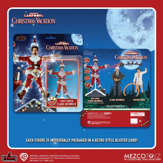 Pre-Order: National Lampoon - Christmas Vacation (Schöne Bescherung) Actionfiguren 10cm Mezco Toys 2025