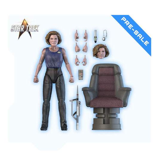 Star Trek: Voyager - Captain Kathryn Janeway (Year of Hell) 16cm Actionfigur (Wave 2) Nacelle 2026