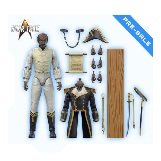 Star Trek: Treffen der Generationen - Worf (Sailor Uniform) 16cm Actionfigur (Wave 2) Nacelle 2026