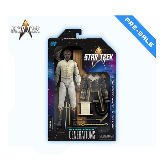 Star Trek: Treffen der Generationen - Worf (Sailor Uniform) 16cm Actionfigur (Wave 2) Nacelle 2026