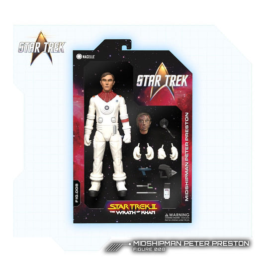 Star Trek II: Der Zorn des Khan - Peter Preston 16cm Actionfigur (Wave 1) Nacelle 2026
