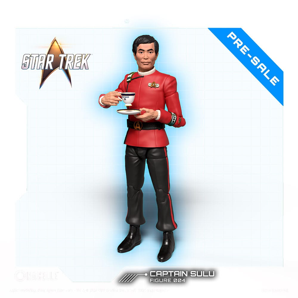 Star Trek VI: Das unentdeckte Land - Captain Sulu 16cm Actionfigur (Wave 1) Nacelle 2026