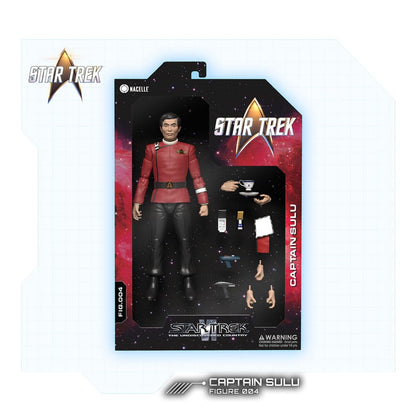 Star Trek VI: Das unentdeckte Land - Captain Sulu 16cm Actionfigur (Wave 1) Nacelle 2026