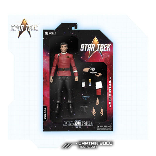 Star Trek VI: Das unentdeckte Land - Captain Sulu 16cm Actionfigur (Wave 1) Nacelle 2026