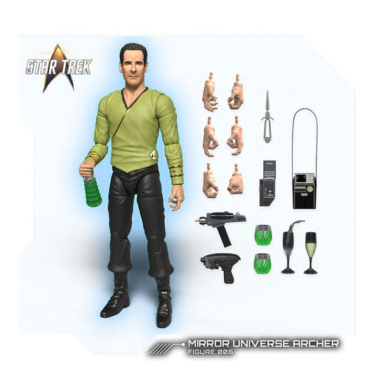 Star Trek: Enterprise - Mirror Universe Archer 16cm Actionfigur (Wave 1) Nacelle 2026