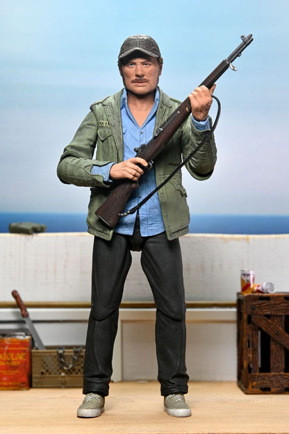 Pre-Order: Jaws: Der weiße Hai  – Ultimate Sam Quint (50th Anniversary) Actionfigur 18cm NECA 2025
