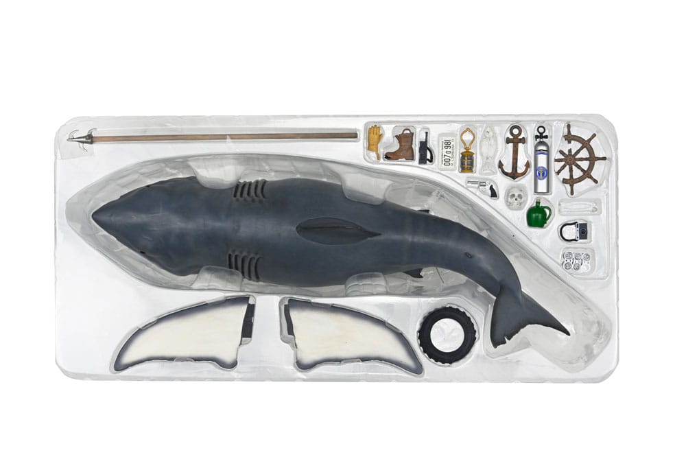 Pre-Order: Jaws: Der weiße Hai  – The Game of Jaws (50th Anniversary Edition) Actionfigur 38cm NECA 2025