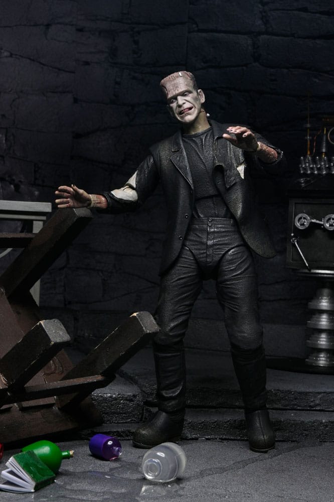 Pre-Order: Universal Monsters: The Bride of Frankenstein - The Monster & His Bride (90th Anniversary) Actionfiguren 2er-Pack 18cm NECA Exclusive 2025