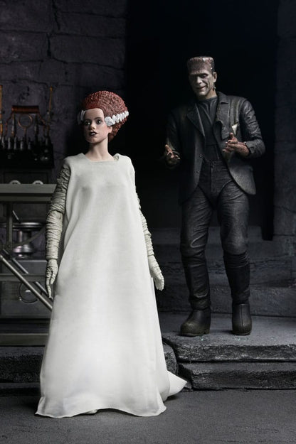 Pre-Order: Universal Monsters: The Bride of Frankenstein - The Monster & His Bride (90th Anniversary) Actionfiguren 2er-Pack 18cm NECA Exclusive 2025
