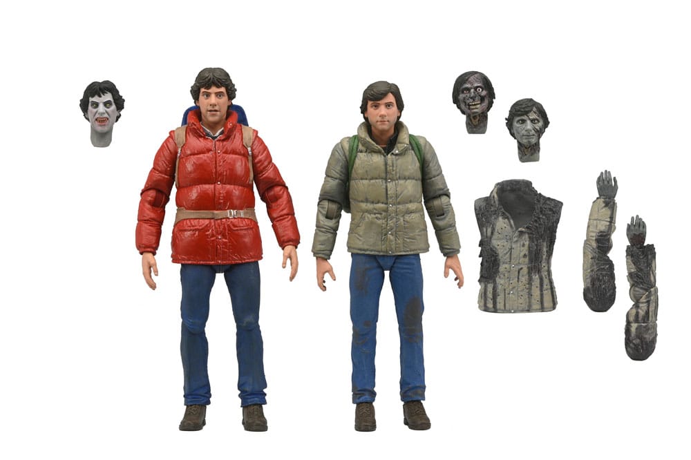 Pre-Order: American Werewolf in London -  Jack and David (2 Pack) Actionfiguren 18cm NECA 2024