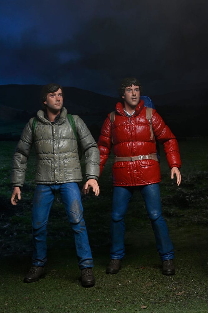 Pre-Order: American Werewolf in London -  Jack and David (2 Pack) Actionfiguren 18cm NECA 2024