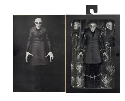 Pre-Order: Nosferatu (1922 Movie) - Ultimate Graf Orlok (Black & White) Actionfigur 18cm NECA 2025