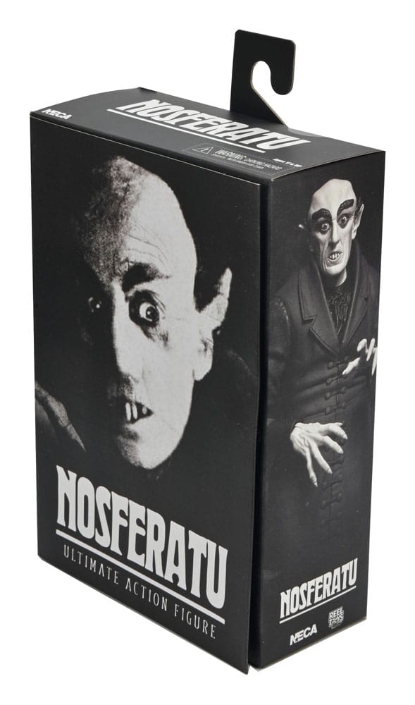 Pre-Order: Nosferatu (1922 Movie) - Ultimate Graf Orlok (Black & White) Actionfigur 18cm NECA 2025